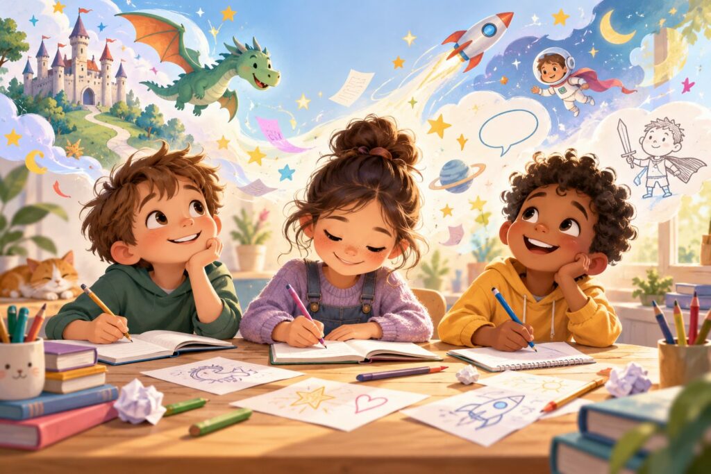 Apprendre à écrire en s’amusant pour donner aux enfants le goût de l’écriture
